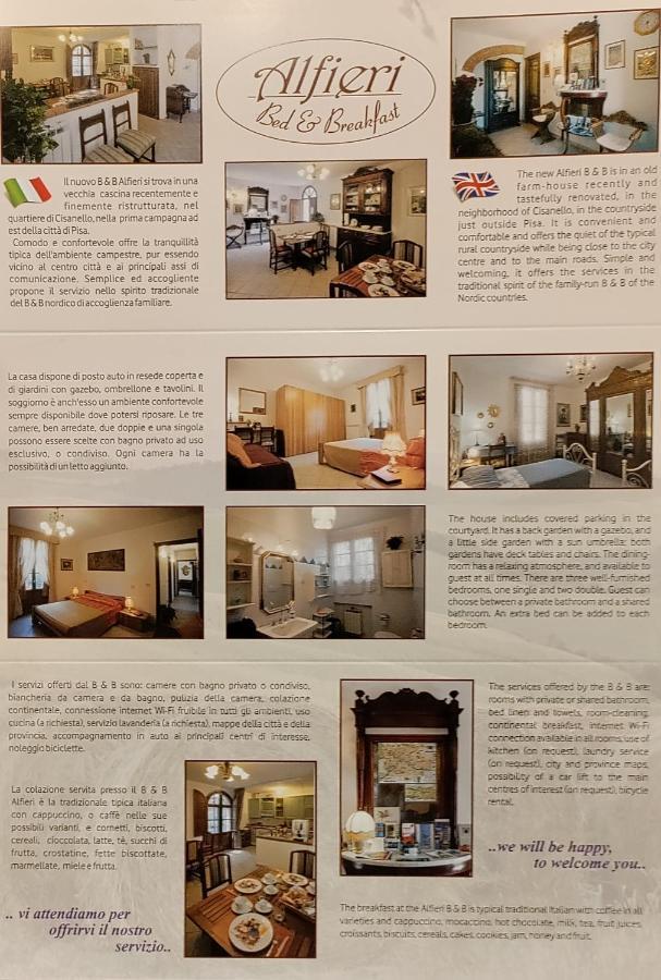 Alfieri Bed & Breakfast Pisa Exteriör bild